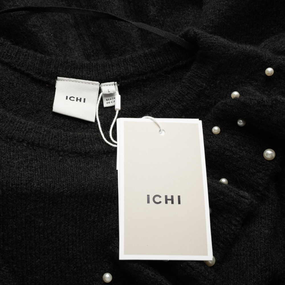 ICHI - Pearl Embellished Ruffle Sweater‎ - Picture 8 of 13